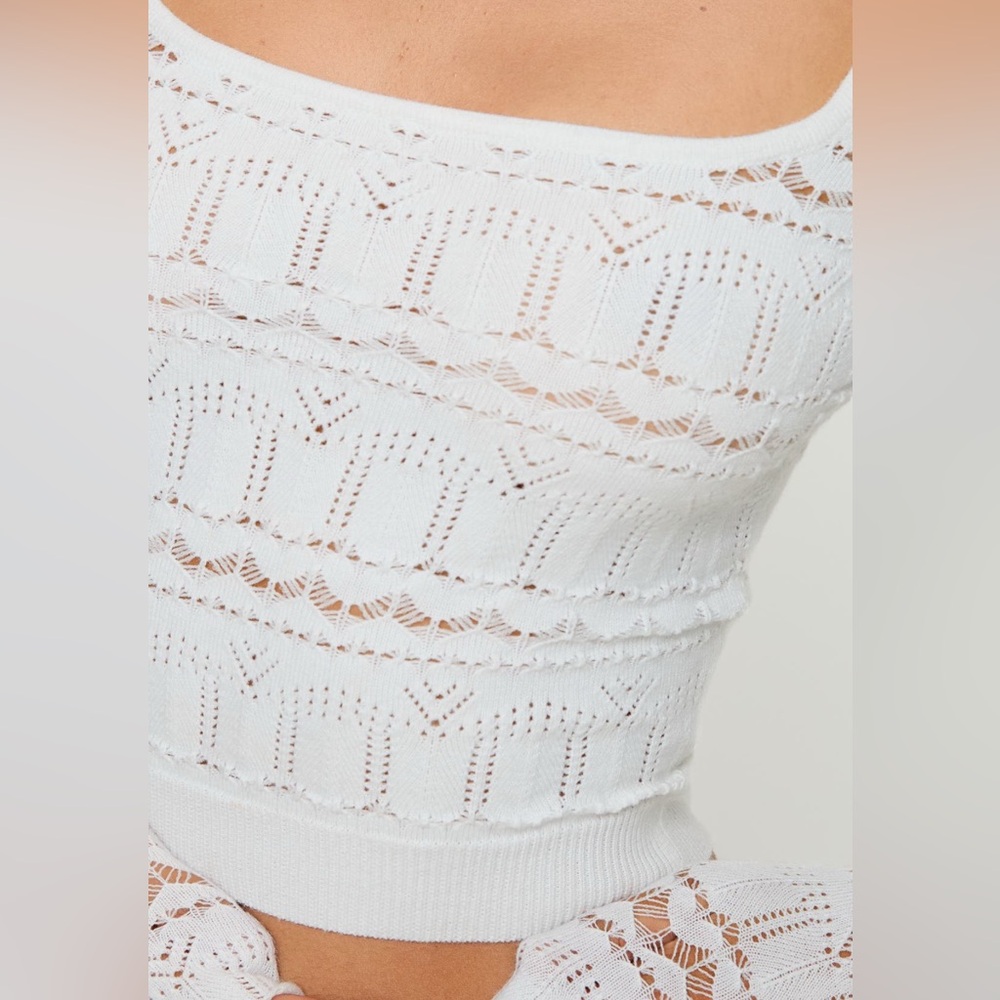 Princess Polly Valor Crop Open Knit Top. Size 12 - Picture 4 of 16